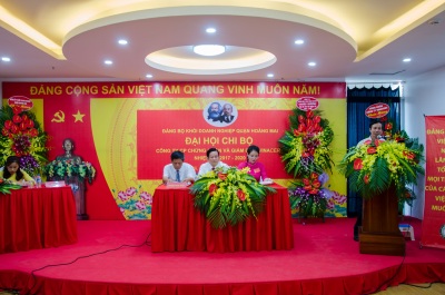 Đại hội Chi bộ VinaCert - Đại hội Chi bộ điểm của Đảng ủy Khối doanh nghiệp Quận Hoàng Mai