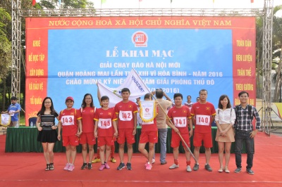 VinaCert tham gia Giải chạy Báo Hà Nội mới năm 2016