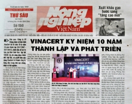 Báo chí viết về VinaCert: VinaCert kỷ niệm 10 năm thành lập và phát triển