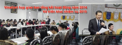 VinaCert họp giao ban tổng kết hoạt động năm 2014 và triển khai nhiệm vụ 2015 