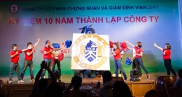 VinaCert rộn ràng đêm Gala dinner chào mừng kỷ niệm 10 năm thành lập