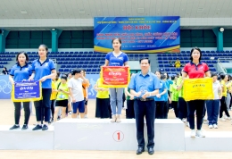 VinaCert đoạt giải 3 tại Hội khỏe do LĐLĐ quận Hoàng Mai tổ chức